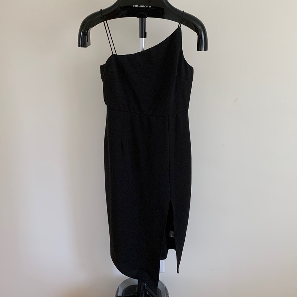 Black Asymmetrical Dress